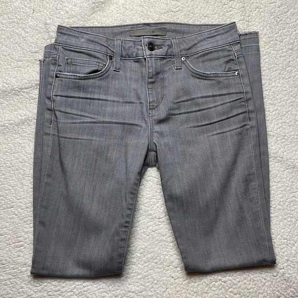 Joe’s Jeans Denim Gray skinny ankle Stretch Crop Size 26 - Picture 4 of 10
